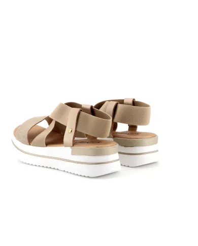 Cinzia Soft Sandalo Platino - Glamour Calzature