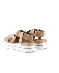 Cinzia Soft Sandalo Platino - Glamour Calzature