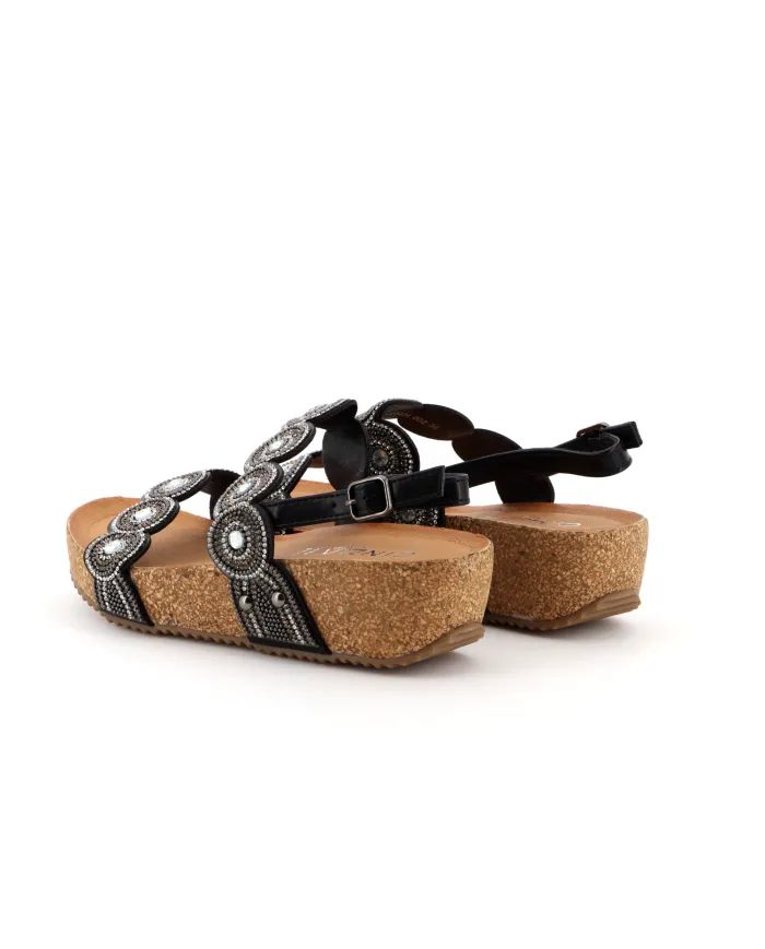 Cinzia Soft Sandalo Nero - Glamour Calzature