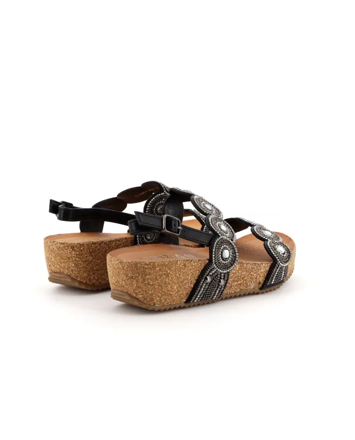 Cinzia Soft Sandalo Nero - Glamour Calzature