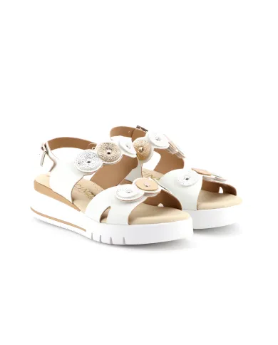 Cinzia Soft Sandalo Bianco - Glamour Calzature