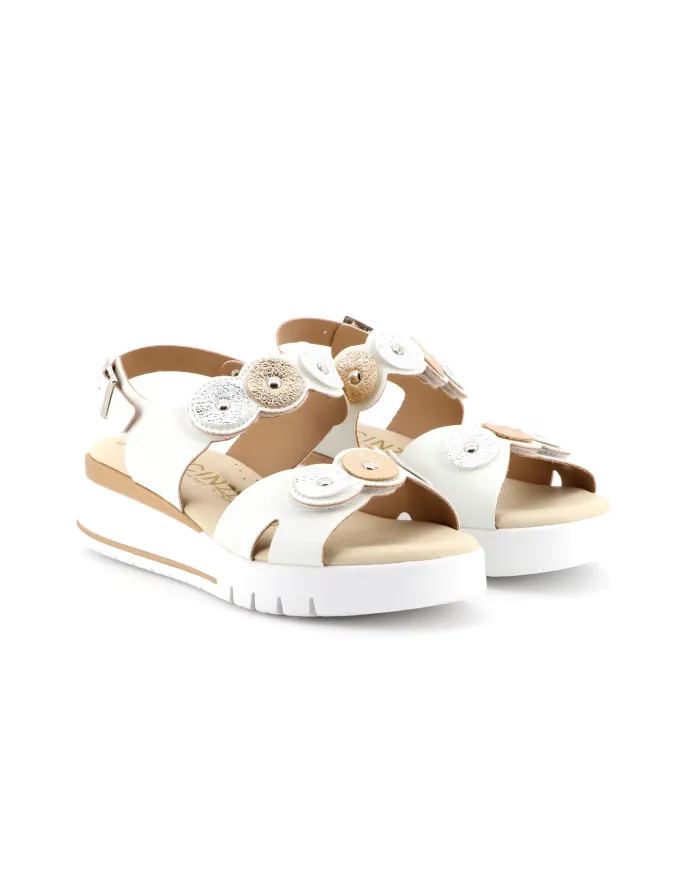 Cinzia Soft Sandalo Bianco - Glamour Calzature