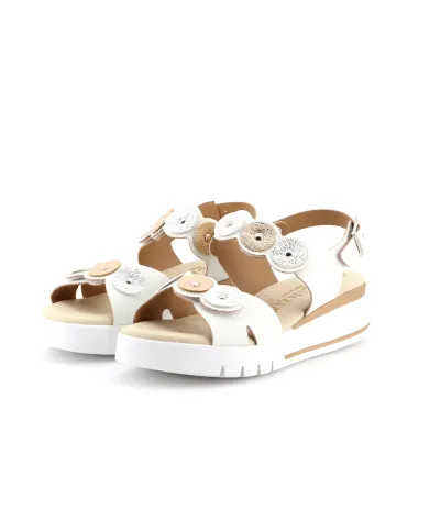 Cinzia Soft Sandalo Bianco - Glamour Calzature
