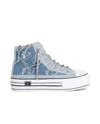 CafèNoir Sneakers Azzurro - Glamour Calzature CafèNoir Sneakers Azzurro - Glamour Calzature