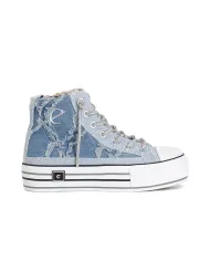 CafèNoir Sneakers Azzurro - Glamour Calzature CafèNoir Sneakers Azzurro - Glamour Calzature