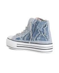 CafèNoir Sneakers Azzurro - Glamour Calzature CafèNoir Sneakers Azzurro - Glamour Calzature