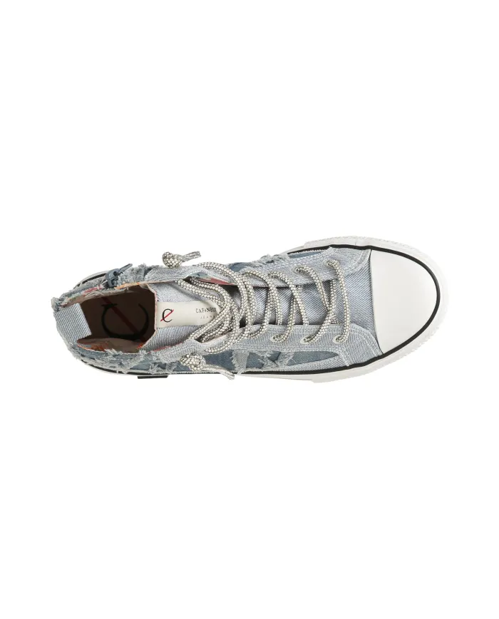 CafèNoir Sneakers Azzurro - Glamour Calzature CafèNoir Sneakers Azzurro - Glamour Calzature