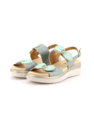 Cinzia Soft Sandalo Verde - Glamour Calzature