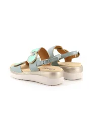 Cinzia Soft Sandalo Verde - Glamour Calzature