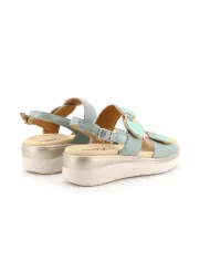 Cinzia Soft Sandalo Verde - Glamour Calzature