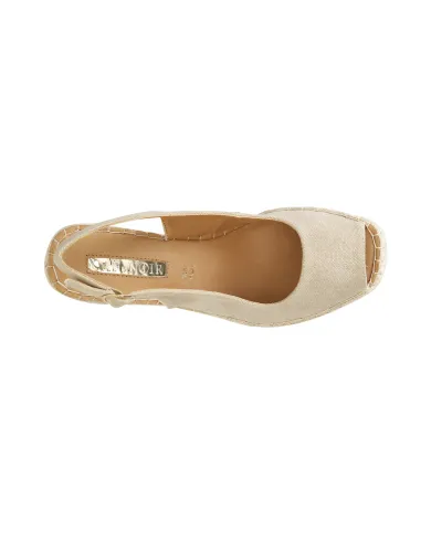 CafèNoir Espadrillas Beige - Glamour Calzature