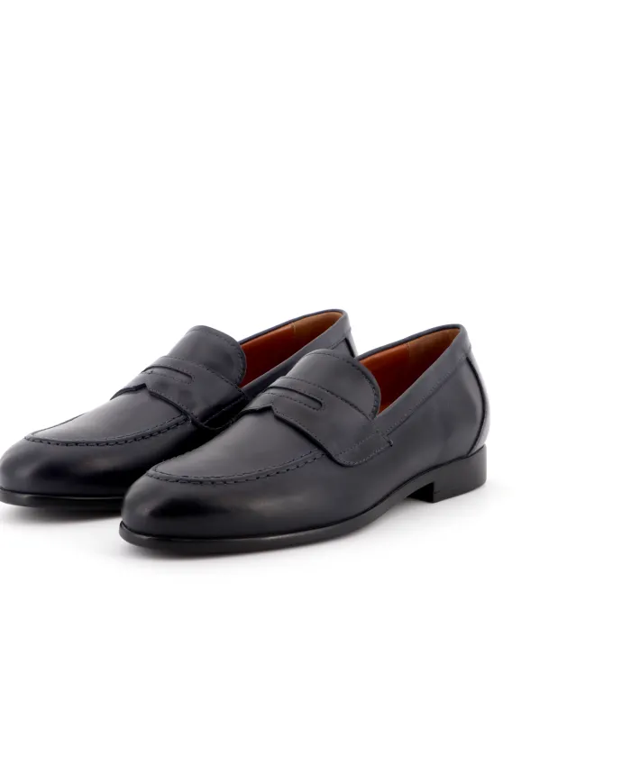 Nero Giardini Mocassino Blu - Glamour Calzature