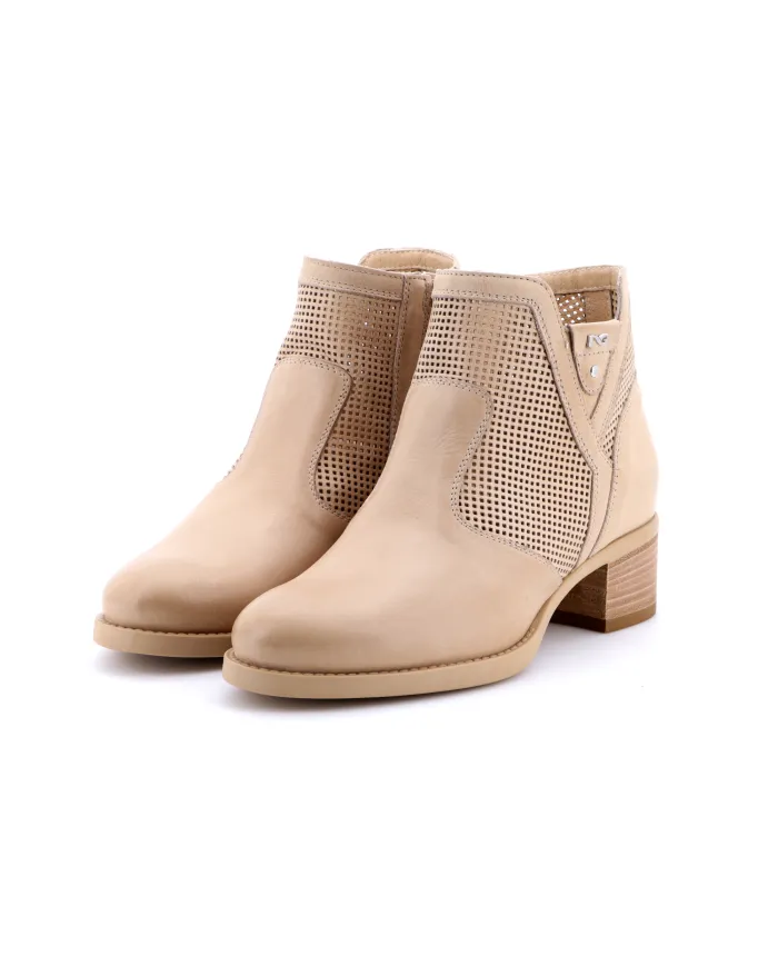 Nero Giardini Tronchetto Beige - Glamour Calzature Nero Giardini Tronchetto Beige - Glamour Calzature