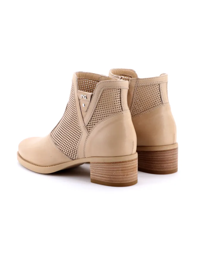 Nero Giardini Tronchetto Beige - Glamour Calzature Nero Giardini Tronchetto Beige - Glamour Calzature