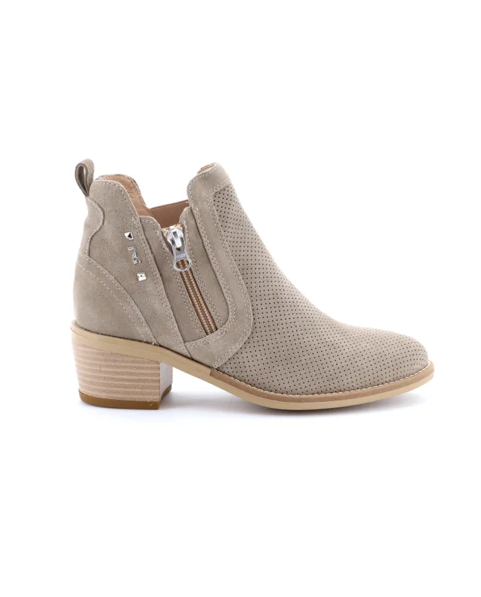 Nero Giardini Tronchetto Beige - Glamour Calzature