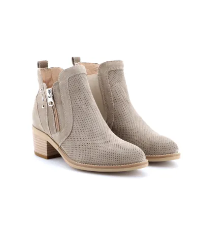 Nero Giardini Tronchetto Beige - Glamour Calzature