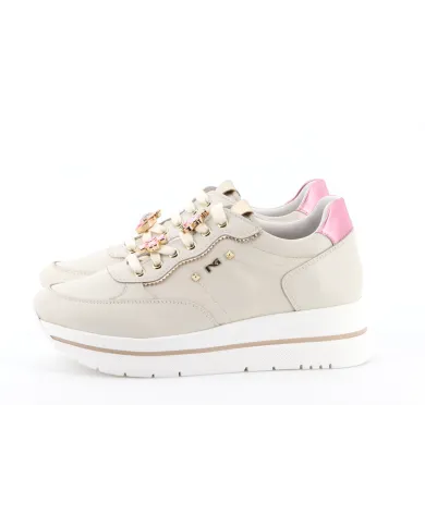 Nero Giardini Sneakers Avorio - Glamour Calzature Nero Giardini Sneakers Avorio - Glamour Calzature