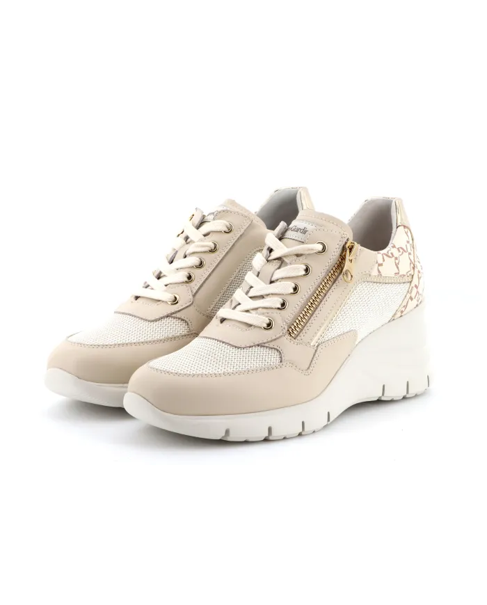 Nero Giardini Sneakers Avorio - Glamour Calzature