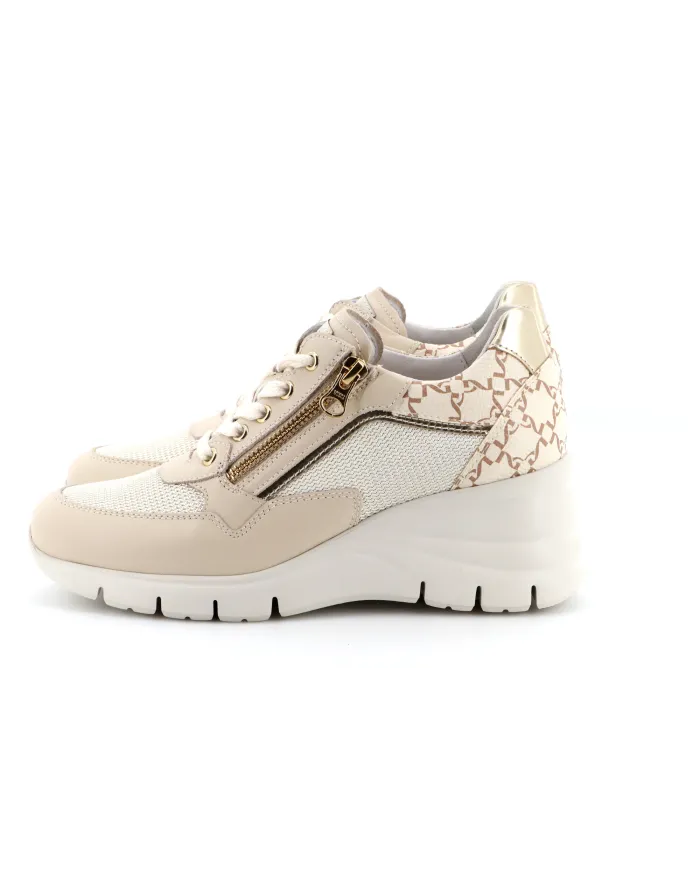 Nero Giardini Sneakers Avorio - Glamour Calzature