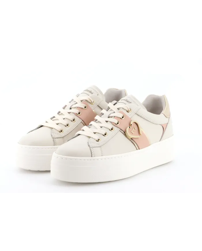 Nero Giardini Sneakers Avorio - Glamour Calzature
