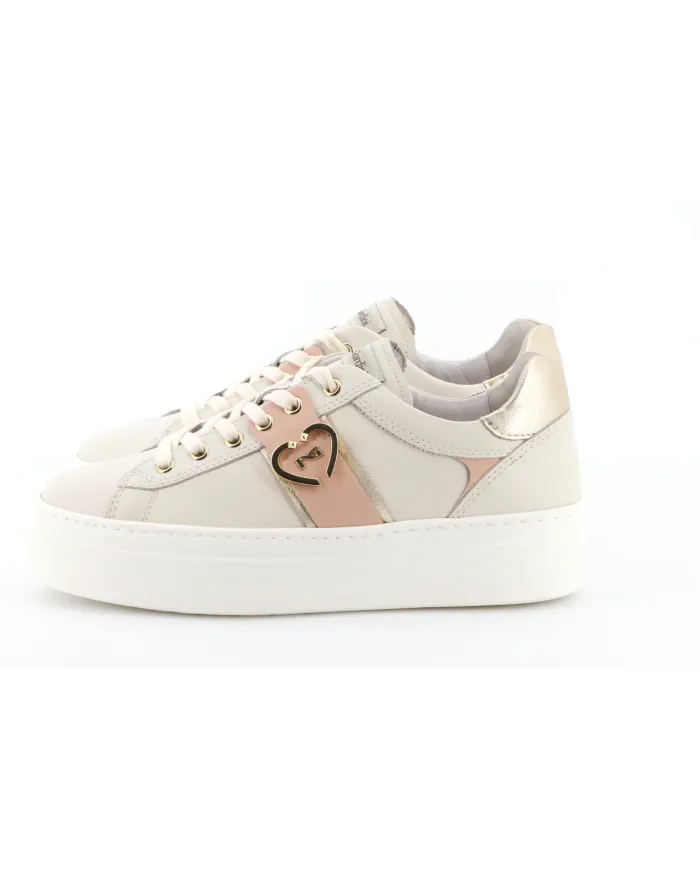 Nero Giardini Sneakers Avorio - Glamour Calzature