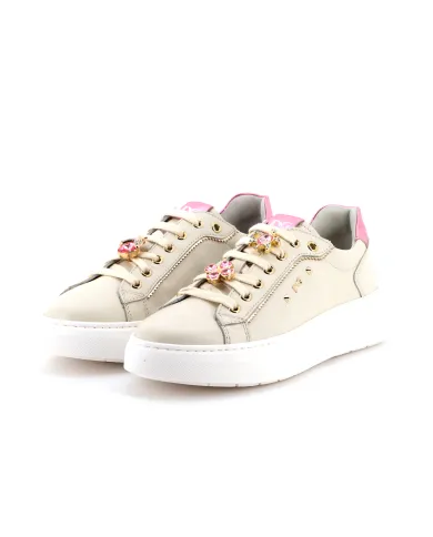 Nero Giardini Sneakers Avorio - Glamour Calzature