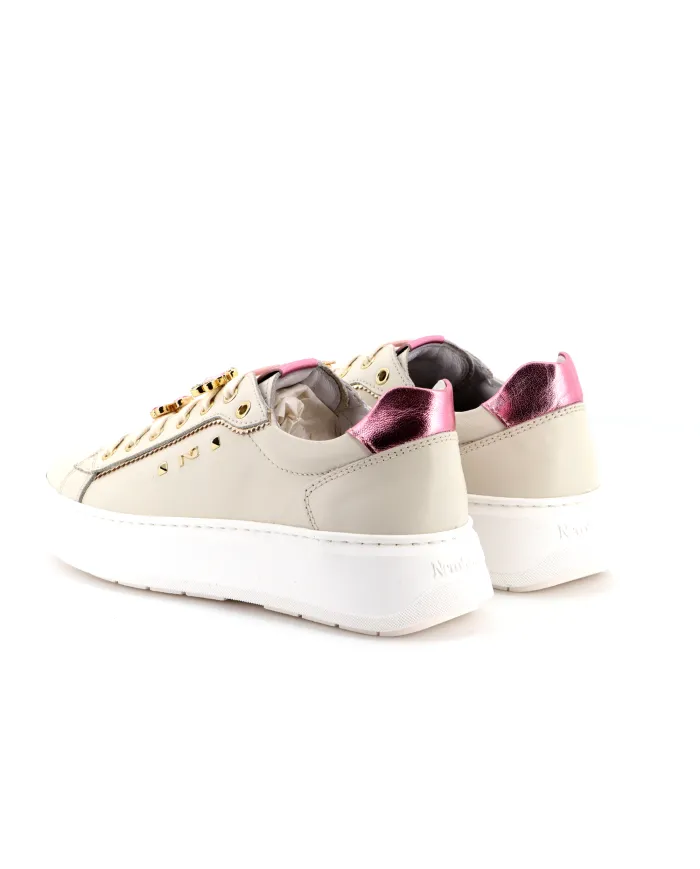 Nero Giardini Sneakers Avorio - Glamour Calzature