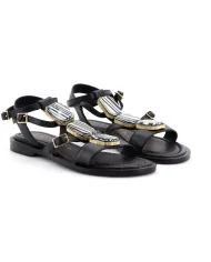 APEPAZZA Sandalo Nero - Glamour Calzature