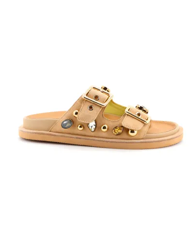 APEPAZZA Ciabatta Beige - Glamour Calzature