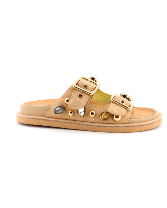 APEPAZZA Ciabatta Beige - Glamour Calzature