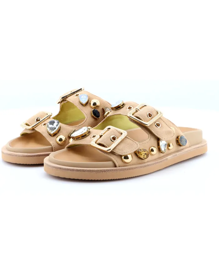 APEPAZZA Ciabatta Beige - Glamour Calzature