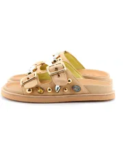 APEPAZZA Ciabatta Beige - Glamour Calzature