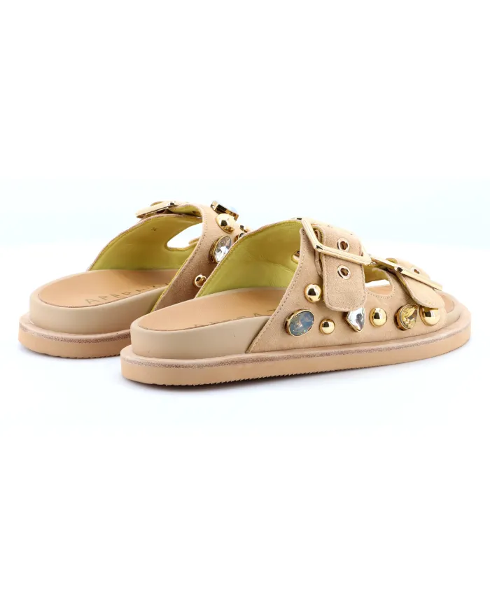 APEPAZZA Ciabatta Beige - Glamour Calzature