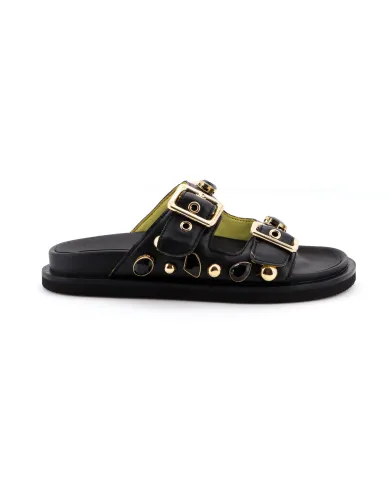 APEPAZZA Ciabatta Nero - Glamour Calzature APEPAZZA Ciabatta Nero - Glamour Calzature