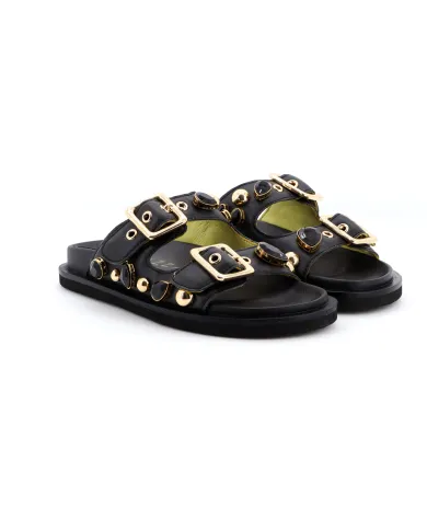 APEPAZZA Ciabatta Nero - Glamour Calzature APEPAZZA Ciabatta Nero - Glamour Calzature