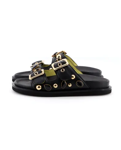 APEPAZZA Ciabatta Nero - Glamour Calzature APEPAZZA Ciabatta Nero - Glamour Calzature