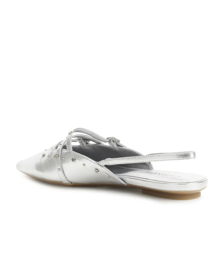 CafèNoir Slingback Argento - Glamour Calzature
