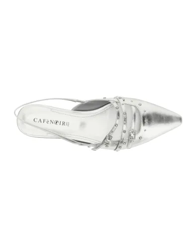 CafèNoir Slingback Argento - Glamour Calzature CafèNoir Slingback Argento - Glamour Calzature