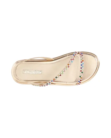 CafèNoir Sandalo Oro - Glamour Calzature CafèNoir Sandalo Oro - Glamour Calzature