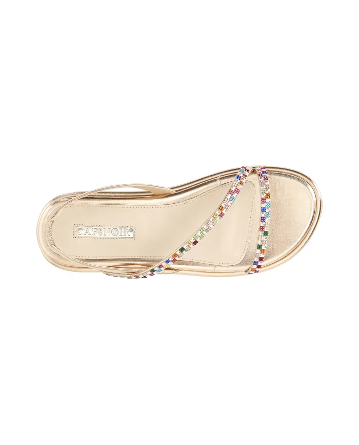 CafèNoir Sandalo Oro - Glamour Calzature CafèNoir Sandalo Oro - Glamour Calzature