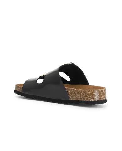 CafèNoir Ciabatta Nero - Glamour Calzature