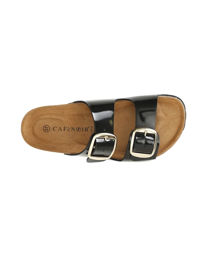 CafèNoir Ciabatta Nero - Glamour Calzature