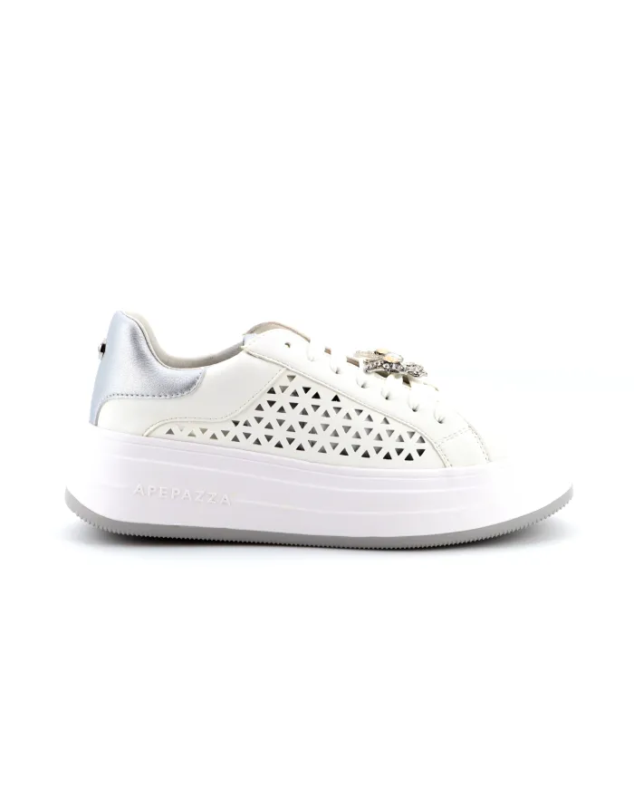 APEPAZZA Sneakers Bianco - Glamour Calzature