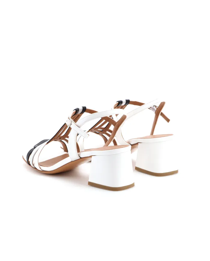 L'amour by Albano Sandalo Bianco - Glamour Calzature