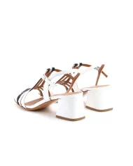L'amour by Albano Sandalo Bianco - Glamour Calzature