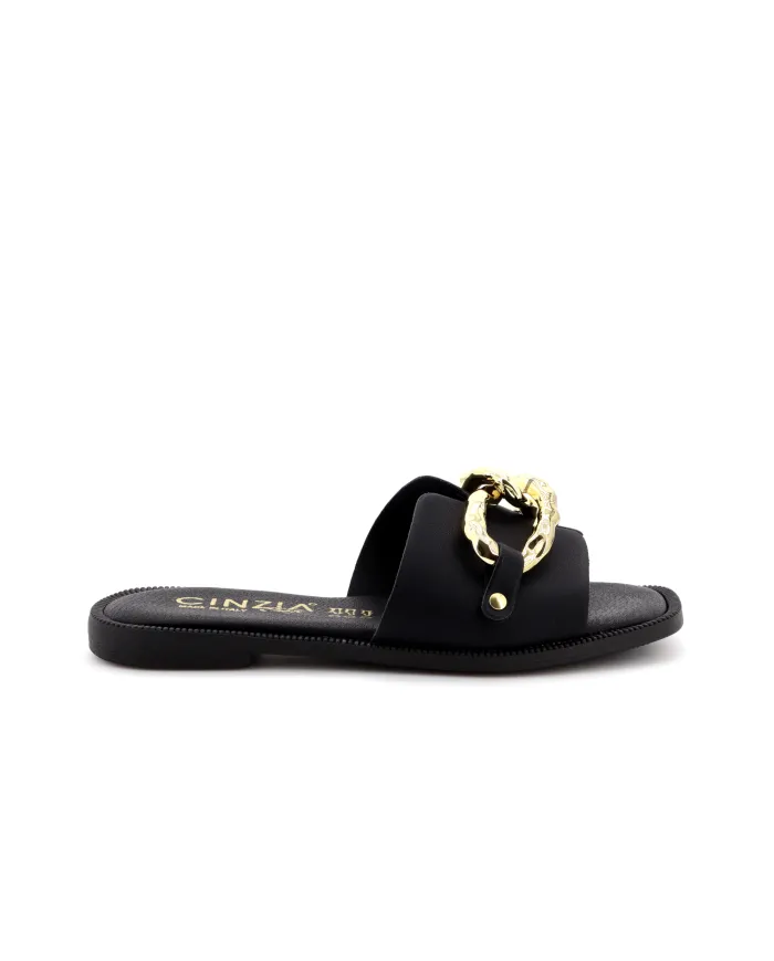 Cinzia Soft Ciabatta Nero - Glamour Calzature Cinzia Soft Ciabatta Nero - Glamour Calzature
