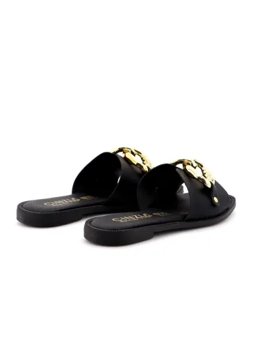 Cinzia Soft Ciabatta Nero - Glamour Calzature
