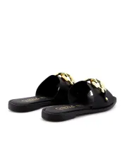 Cinzia Soft Ciabatta Nero - Glamour Calzature