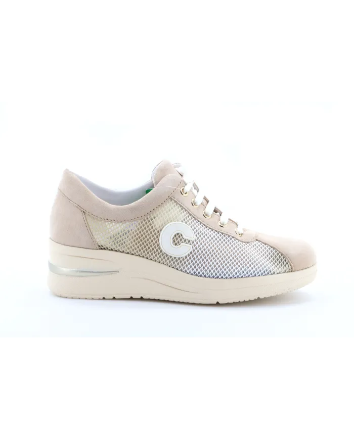 Cinzia Soft Sneakers Beige - Glamour Calzature