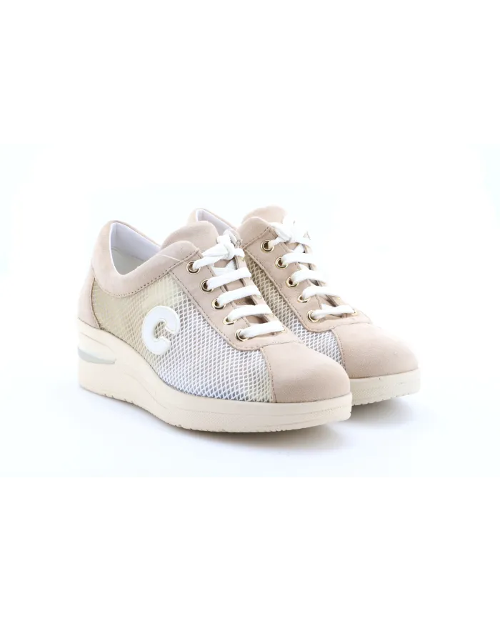 Cinzia Soft Sneakers Beige - Glamour Calzature